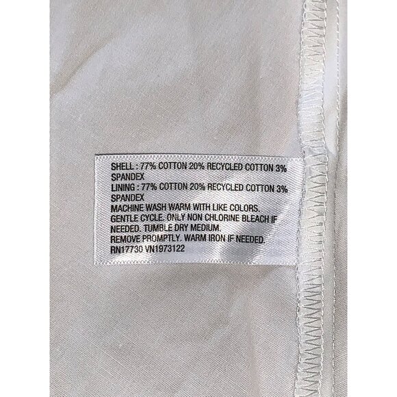 Wild Fable Womens White Sleeveless Cotton Dress With Tie Back & Pleated Skirt 2X - Picture 12 of 12